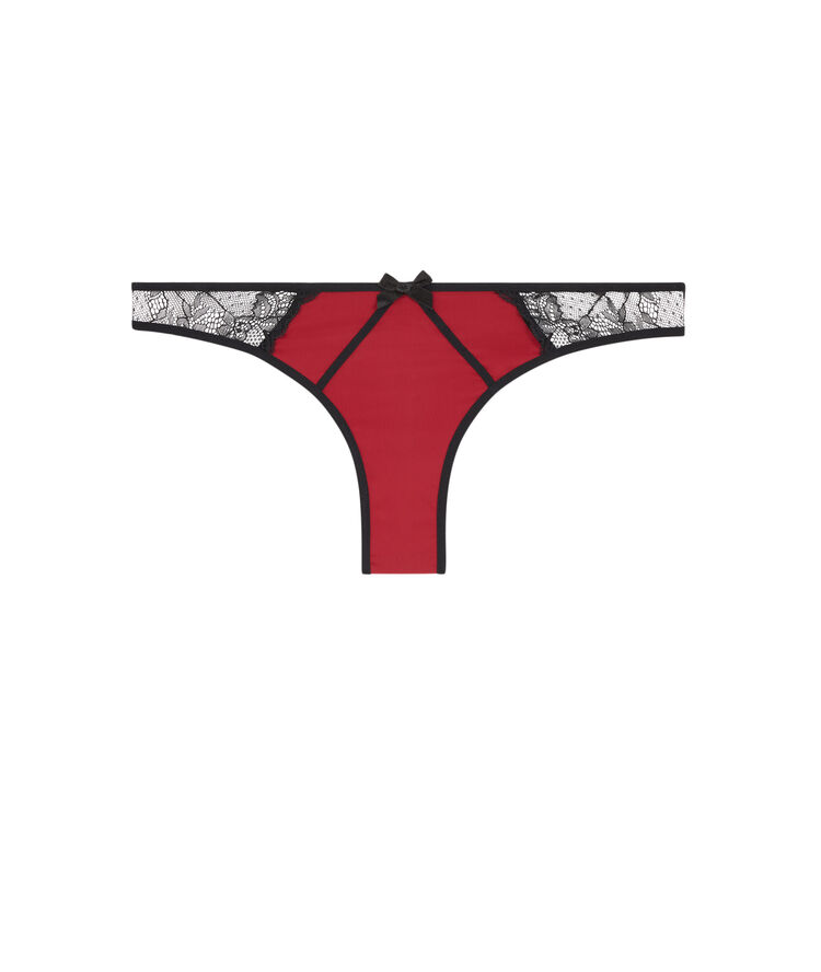 Tanga de encaje new princiz coral.