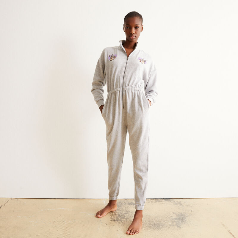 mono de polar con estampado Bunny - gris mono de polar con estampado Bunny - gris;