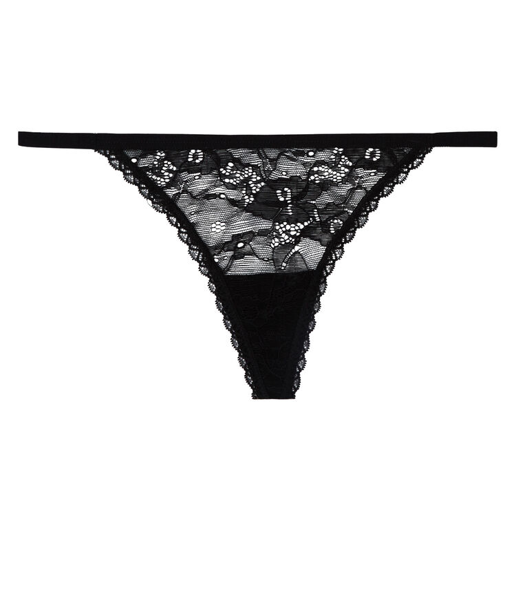 Tanga negro montiz black.