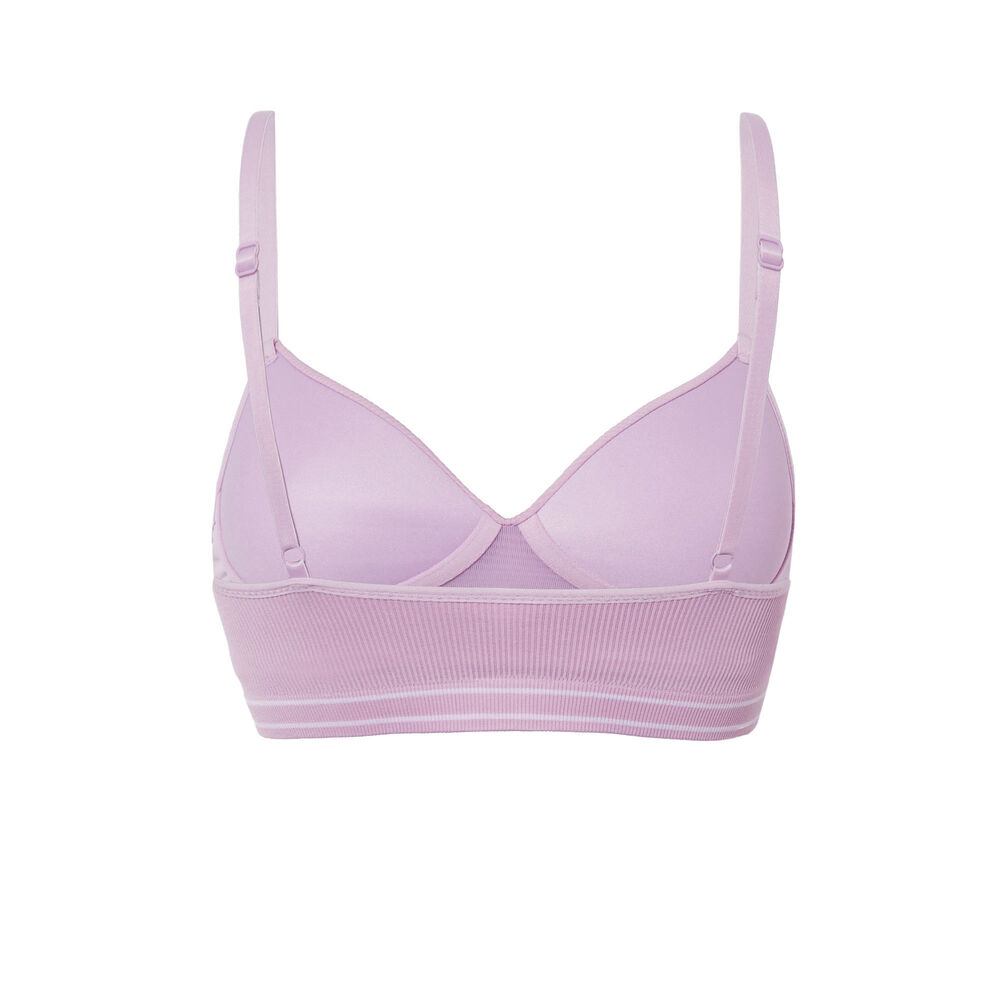 Sujetador deportivo seamless - lila violeta.