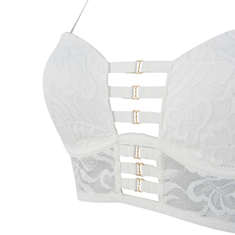 Sujetador bustier blanco con relleno urbaniz white.