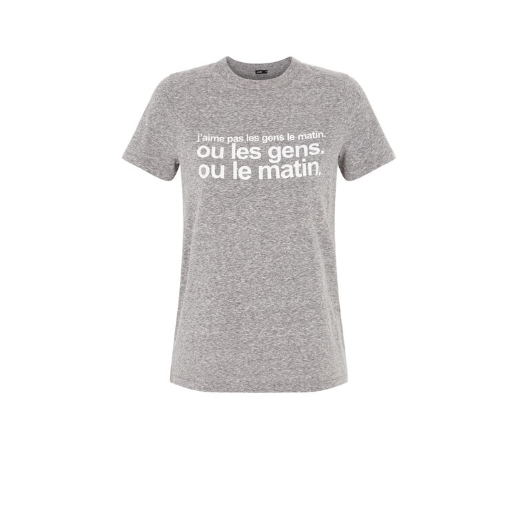 Top con mensaje allergiz gris oscuro.