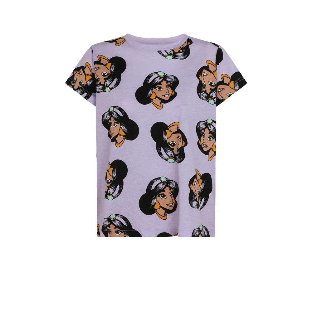 Top con motivos de jasmine - violeta violeta.