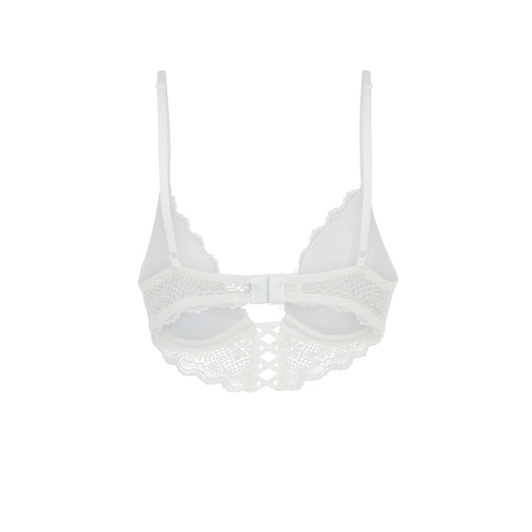 Sujetador bustier push up mahaliz white.