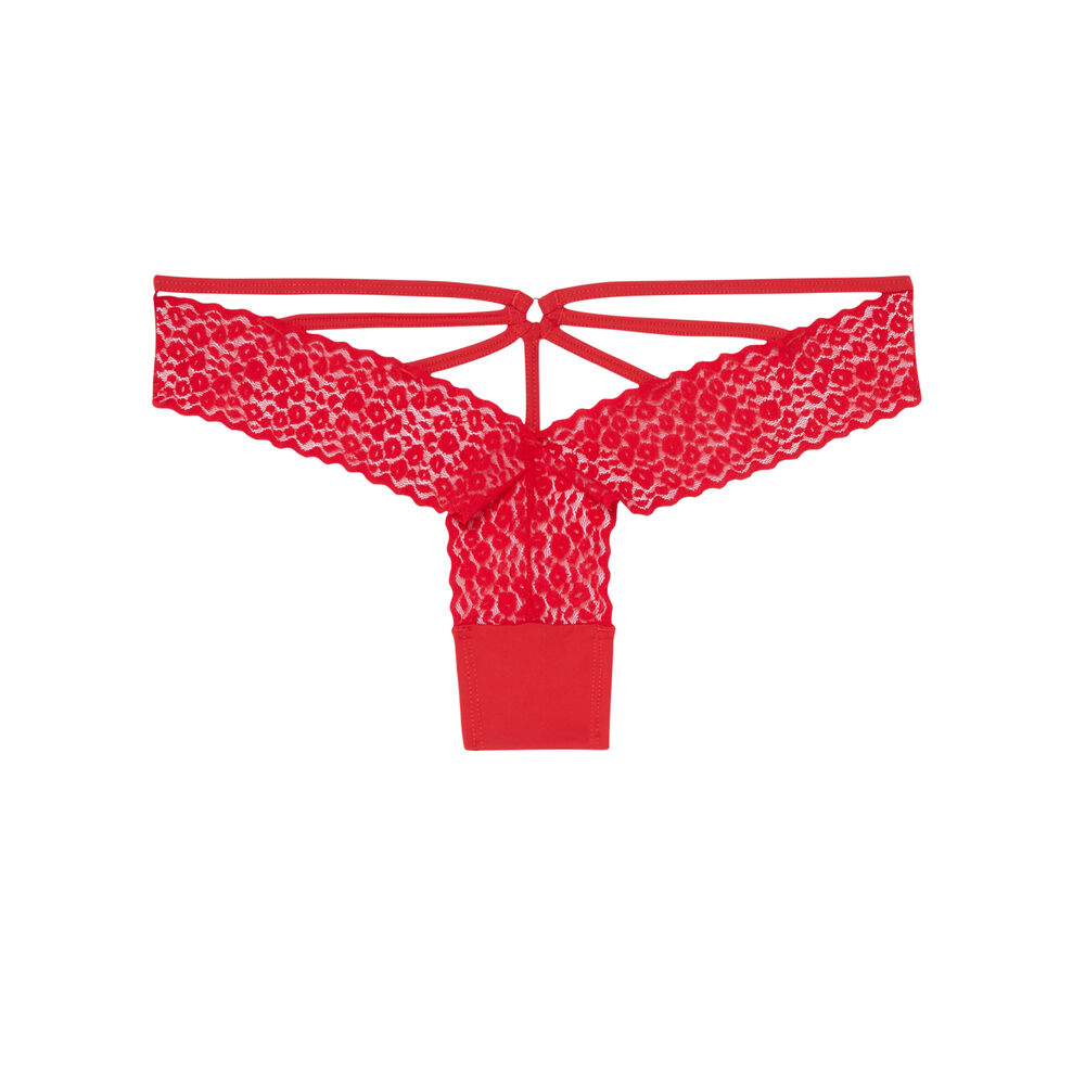 Braguita culotte estampado meuf de tes rêves - roja rojo.