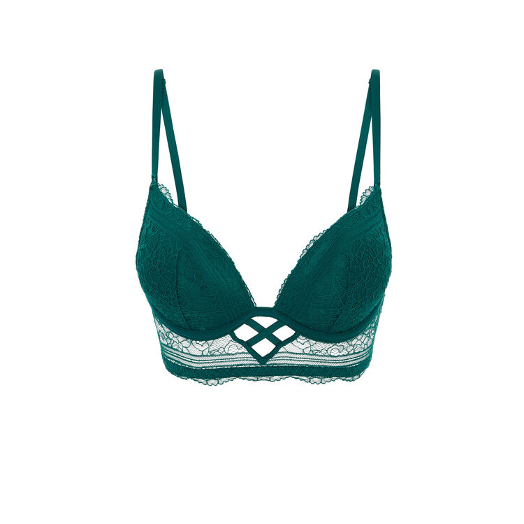 Soutien-gorge v push dentelle everydayiz vert.