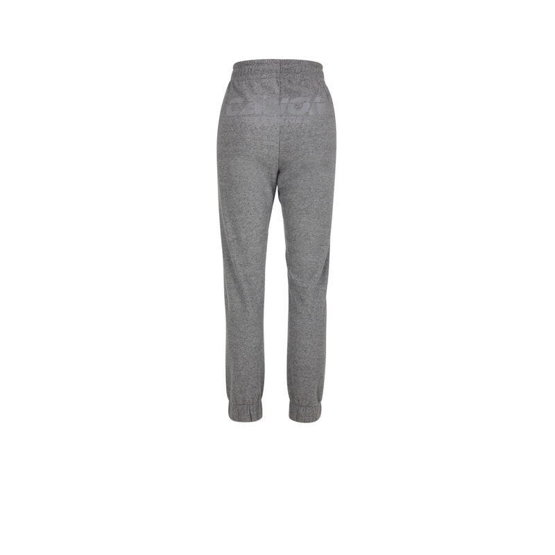 Pantalón de chándal de felpa reflector canondesneigiz gris.