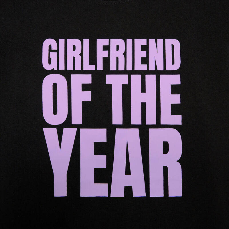 top con mensaje girlfriend of the year - negro top con mensaje girlfriend of the year - negro;