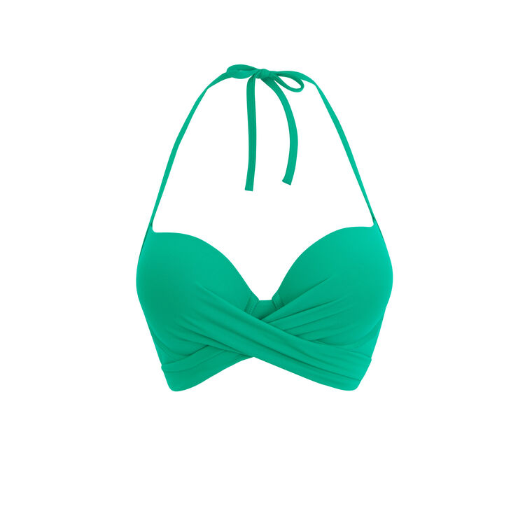 Top de bikini verde esmeralda fusioniz verde.