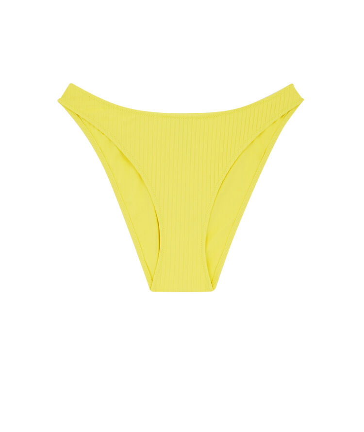 Parte de abajo de bikini braguita escotada - amarillo amarillo.