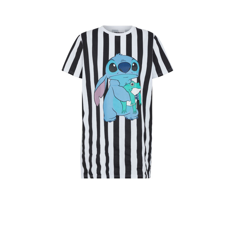Camiseta larga de manga corta Stitch - blanca Camiseta larga de manga corta Stitch - blanca;