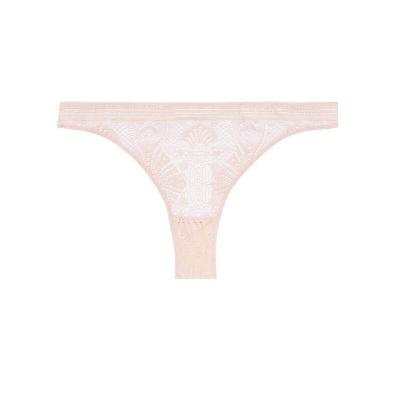 braguita brasileña con detalles de lazos - rosa nude braguita brasileña con detalles de lazos - rosa nude;