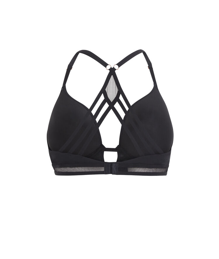 Sujetador push-up negro superpartiz negro.