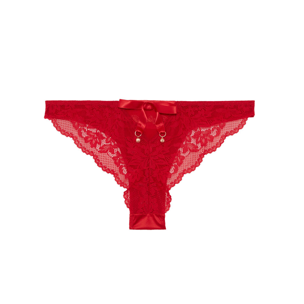 Braguita perfect gift con lazos y cascabeles - rojo rojo.