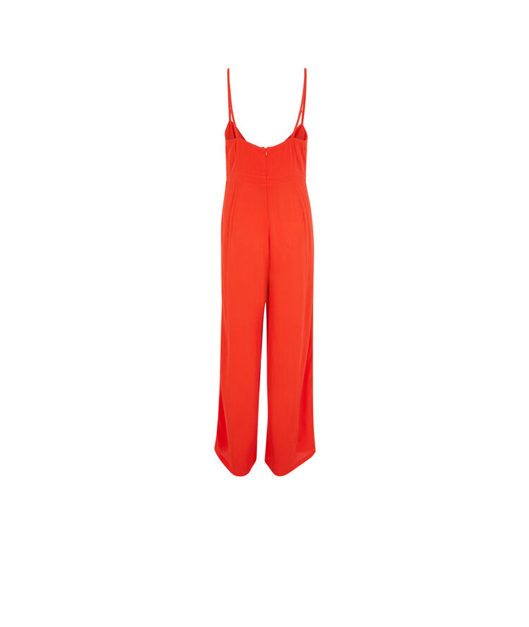 Mono con tirantes finos - rojo rojo.