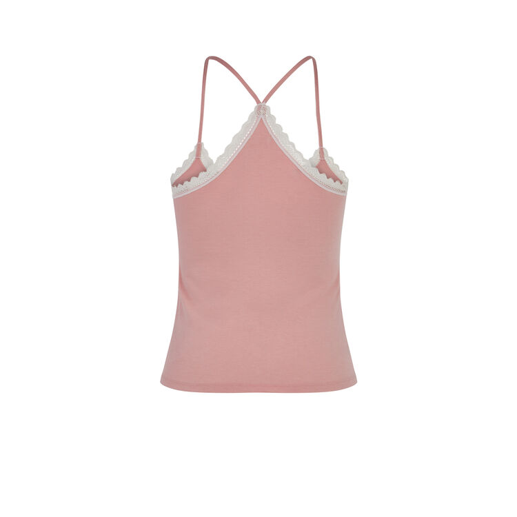 Top rosa pálido vitamiz rosa.