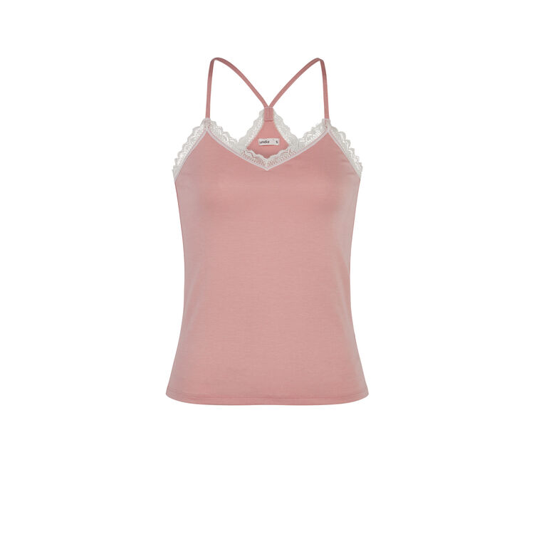Top rosa pálido vitamiz rosa.