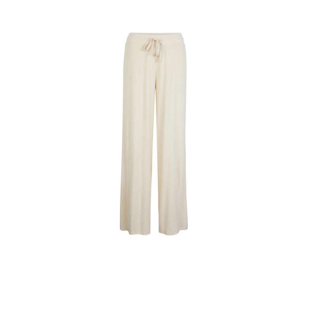 Pantalón ancho - blanco roto blanco roto.