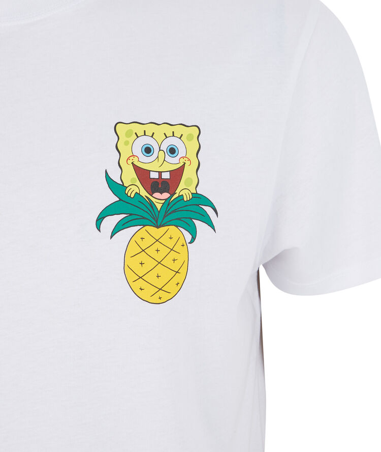 Camiseta de manga corta bob esponja - blanco blanco.