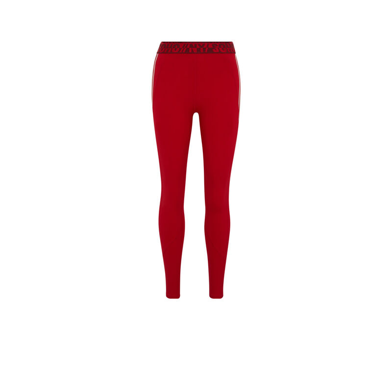 Legging de sport à bandes - rouge Legging de sport à bandes - rouge;