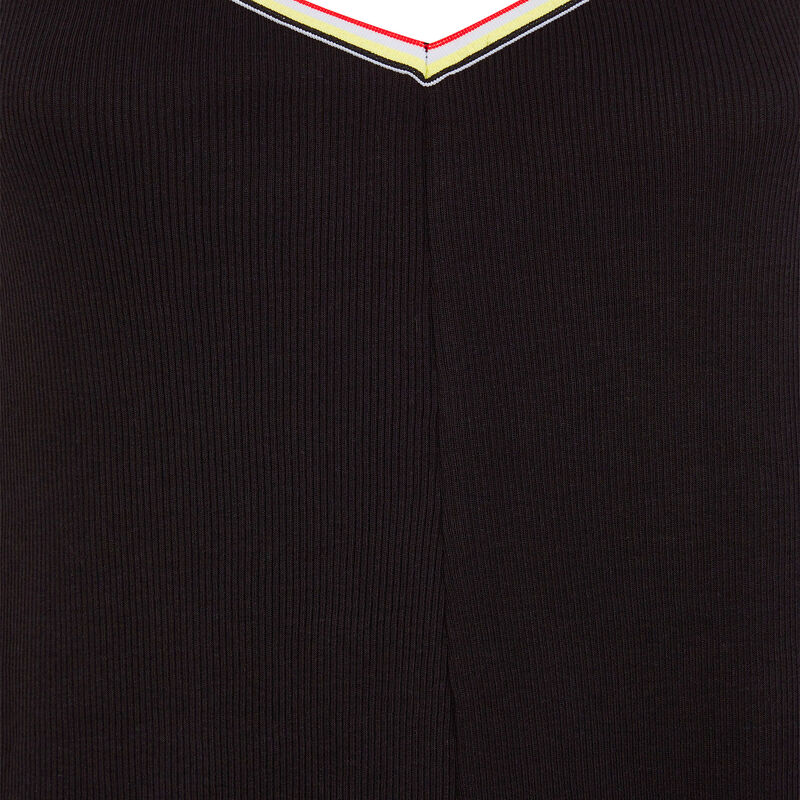 Mono con tirantes finos - negro Mono con tirantes finos - negro;