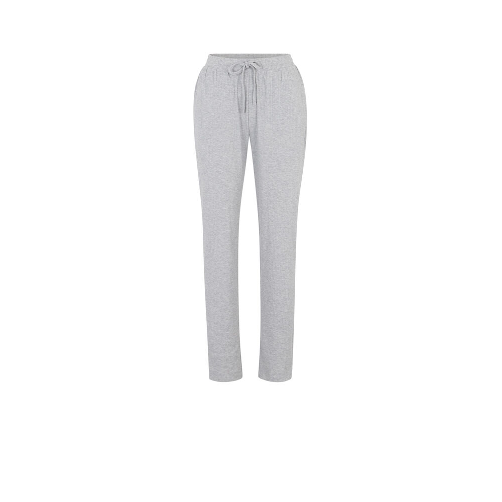 Pantalón de punto - gris claro gris.