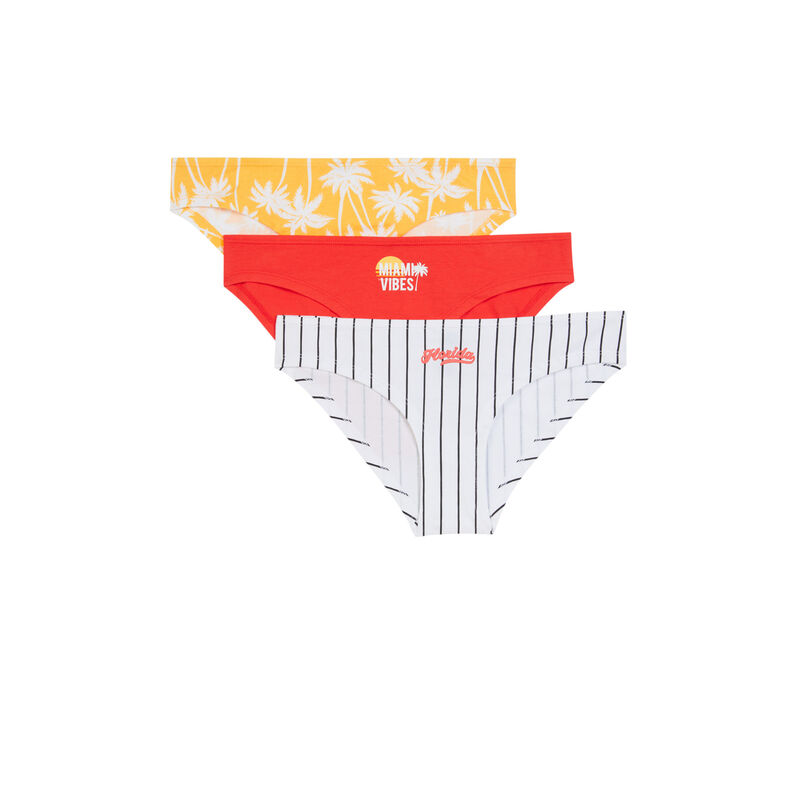 Juego de 3 braguitas sumer vibes blancas Juego de 3 braguitas sumer vibes blancas;