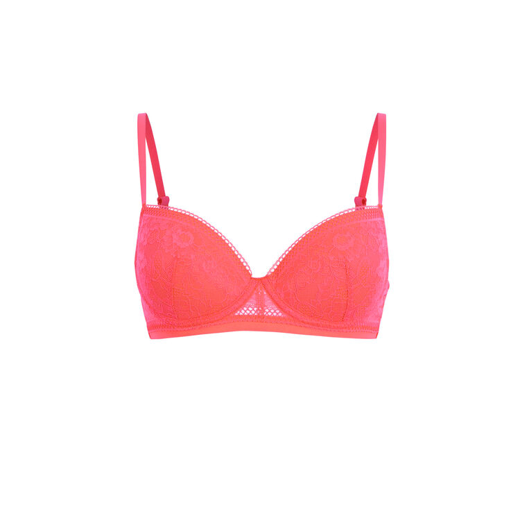 Sujetador de aumento coral fluo revoltiz rosa.