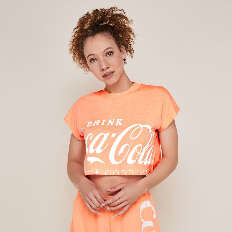 Crop top de coca-cola coral Crop top de coca-cola coral ;