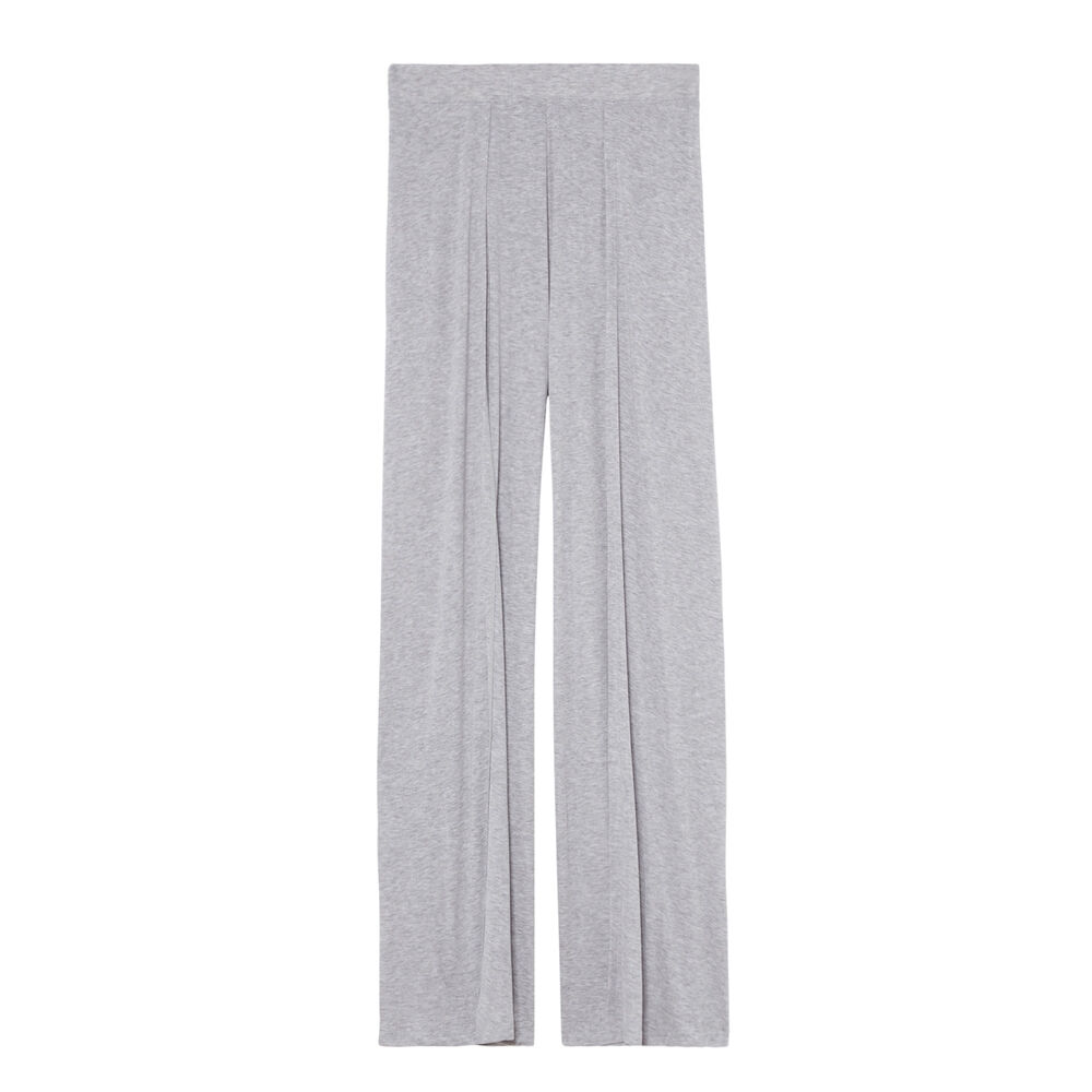 Pantalón ancho con apertura - gris gris.