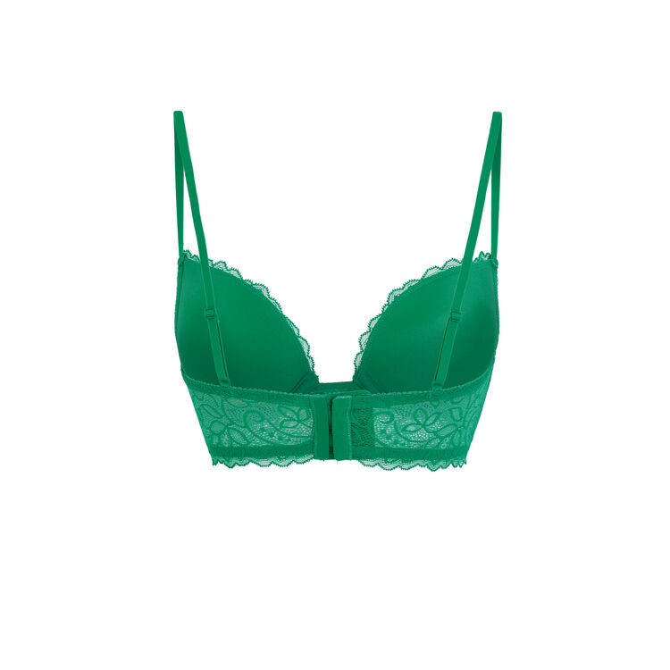 Sujetador push-up verde esmeralda sayiz verde.
