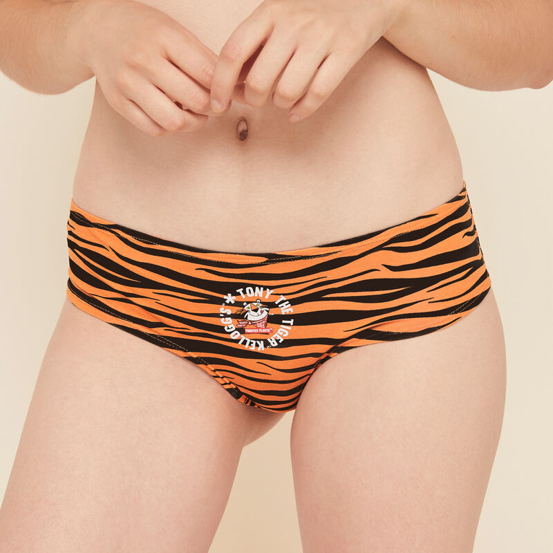 Braguita culotte de algodón con estampado de tigre frostigriz Braguita culotte de algodón con estampado de tigre frostigriz;
