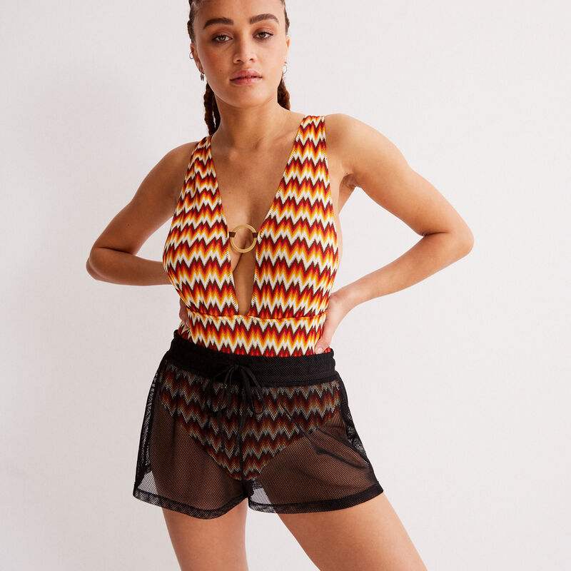 Braguita culotte de tul transparente - negra Braguita culotte de tul transparente - negra;