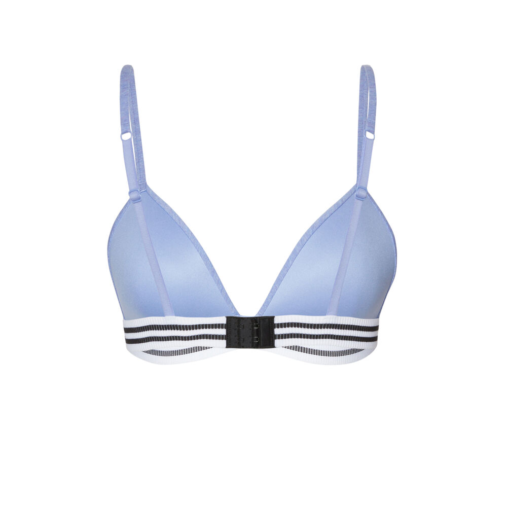 Sujetador sin aros con cinta elástica - azul cielo azul.