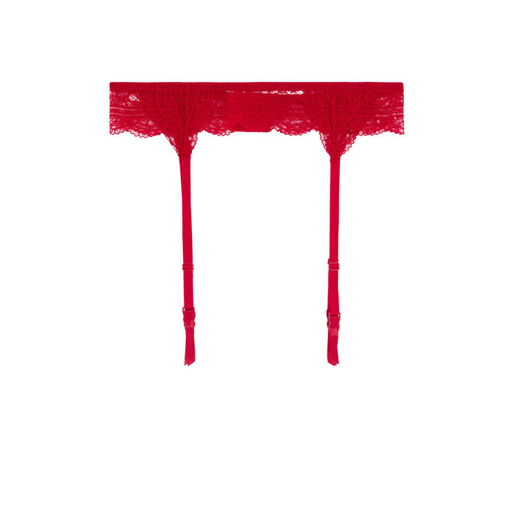 Liguero de encaje everydayiz rojo.