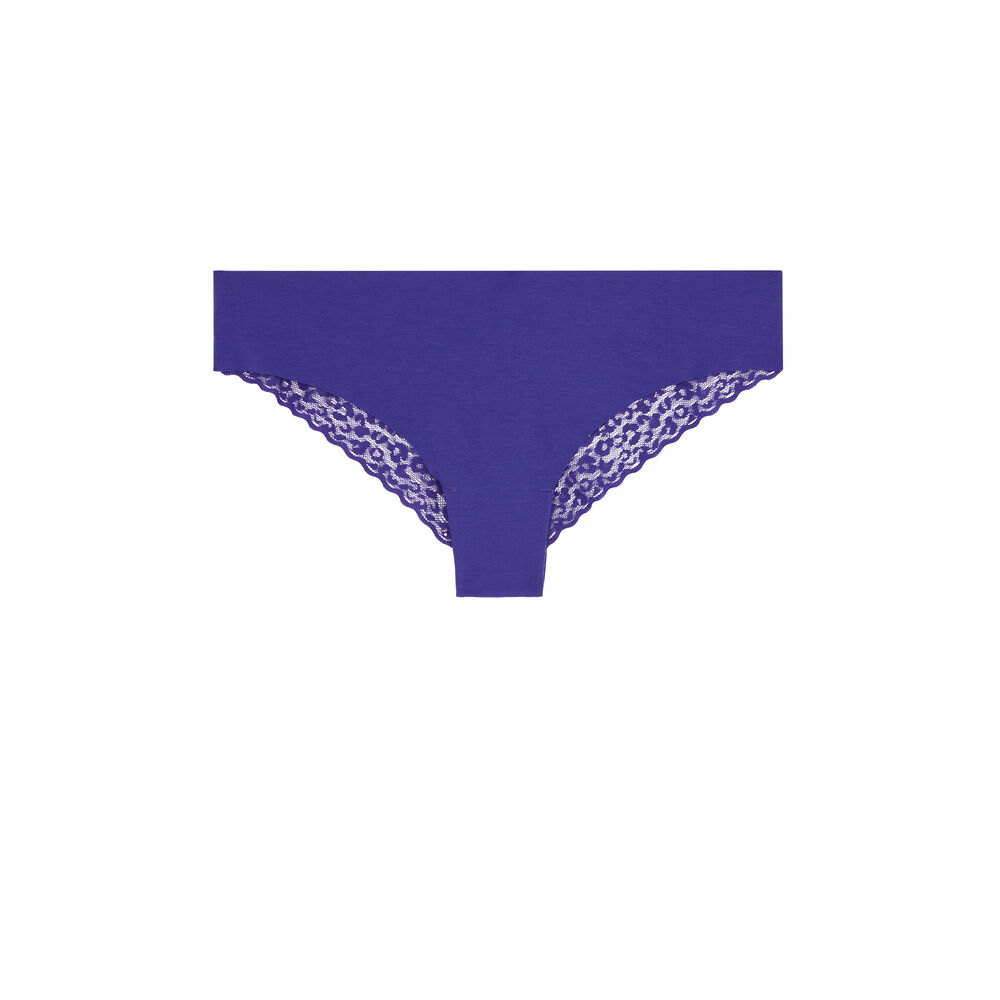 Braguita culotte de algodón - violeta violeta.