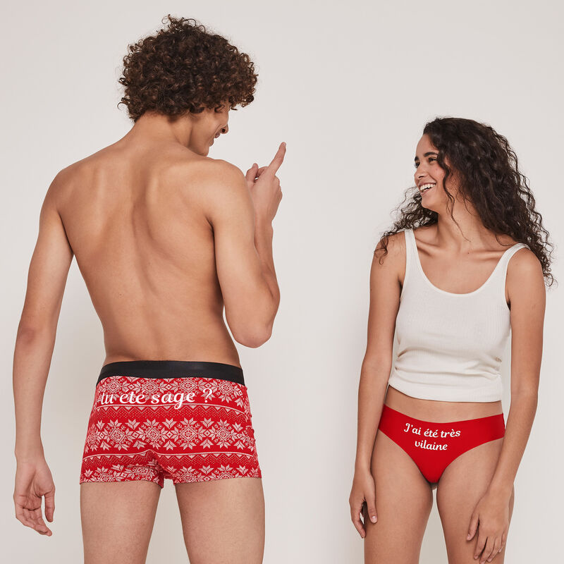 Culotte de micro con mensaje tresvilainiz Culotte de micro con mensaje tresvilainiz;