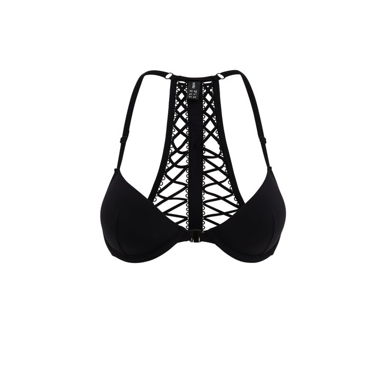 Sujetador push-up negro punklaciz Sujetador push-up negro punklaciz;