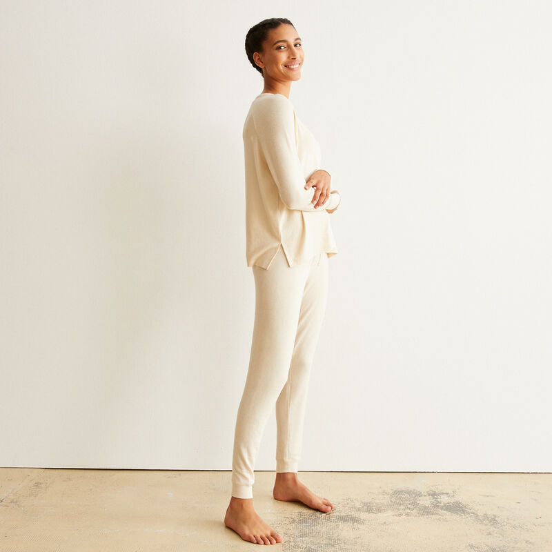Pantalón de punto - blanco roto Pantalón de punto - blanco roto ;