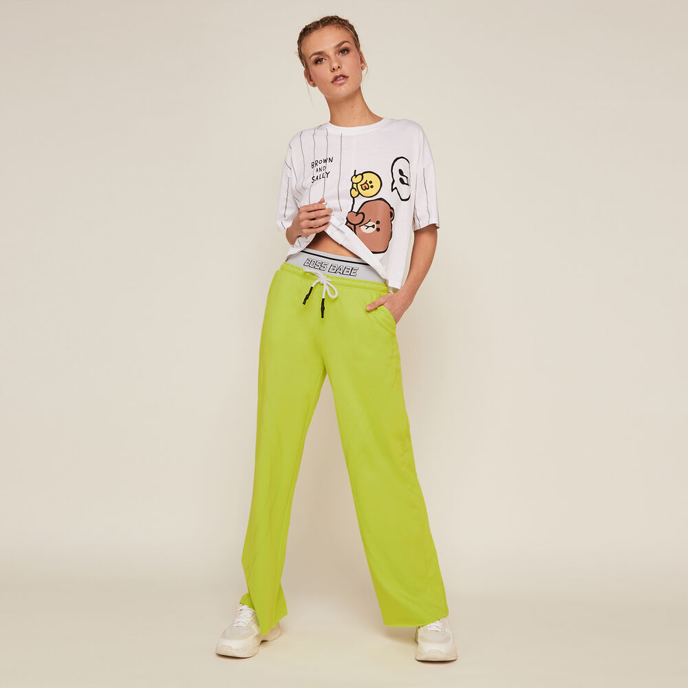 Pantalón de chándal liso - verde verde.