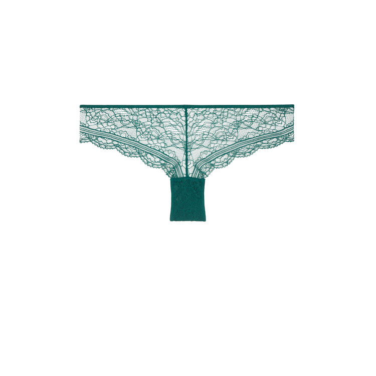 Braguita culotte con encaje everydayiz verde.