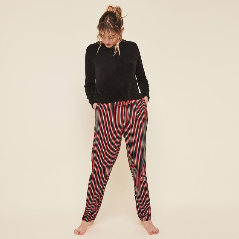 Pantalón fluido de rayas redrayiz Pantalón fluido de rayas redrayiz;