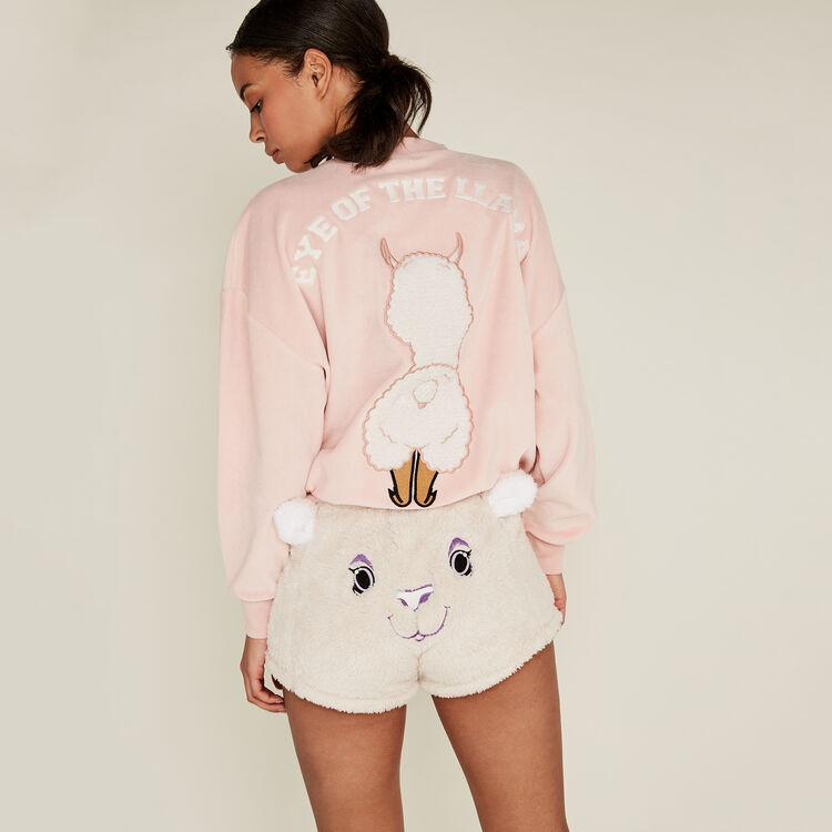 Sudadera rosa lamalamiz pink.