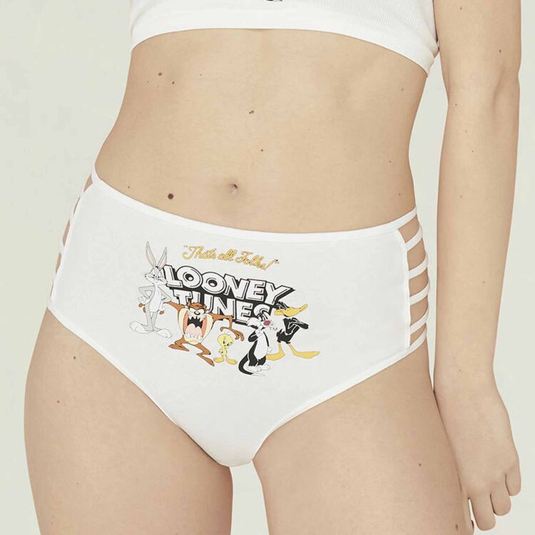 Braguita clásica blanca de talle alto warniz Braguita clásica blanca de talle alto warniz;