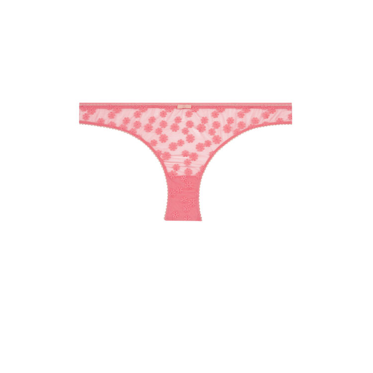 Braguita clásica embroderiz rosa Braguita clásica embroderiz rosa;