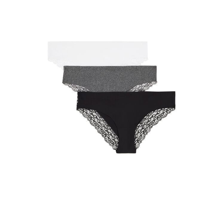 Juego de braguitas culotte blanco Shomiz Juego de braguitas culotte blanco Shomiz;