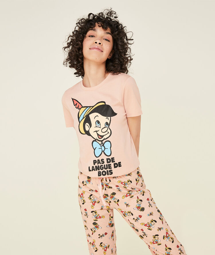 Camiseta color melocotón pinocchioiz pink.