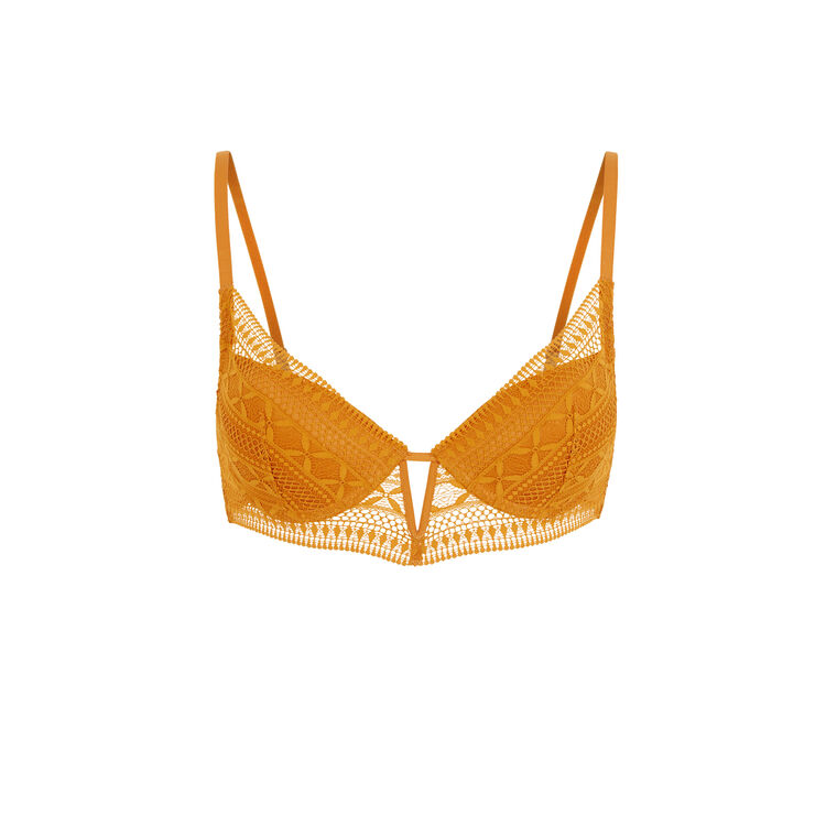 Sujetador corpiño push-up ocre elenoriz Sujetador corpiño push-up ocre elenoriz;