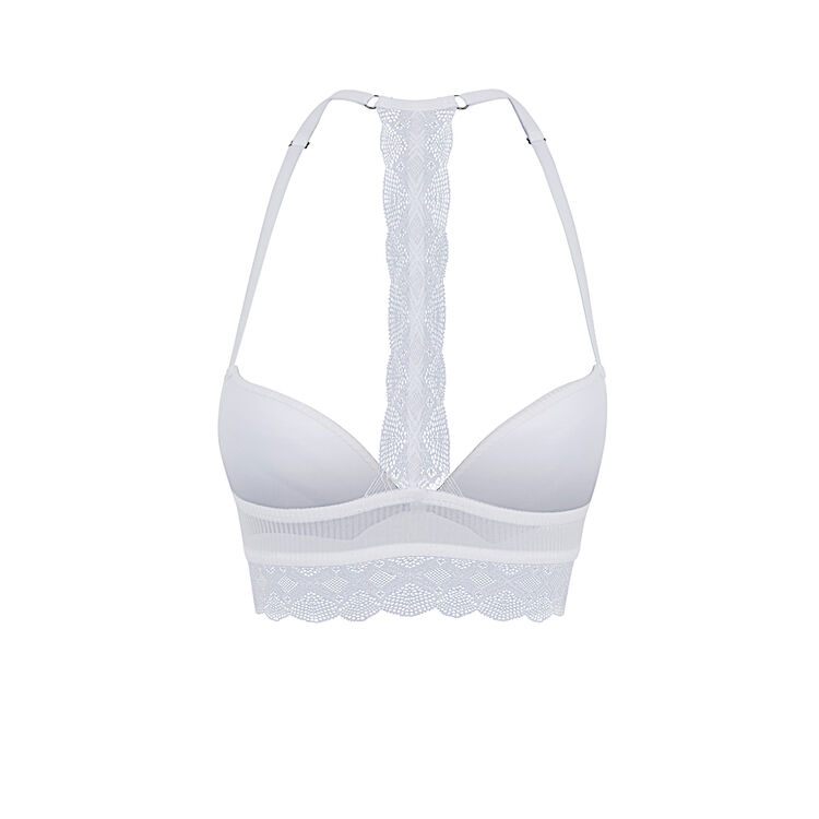 Sujetador push-up blanco monoskiz blanco.