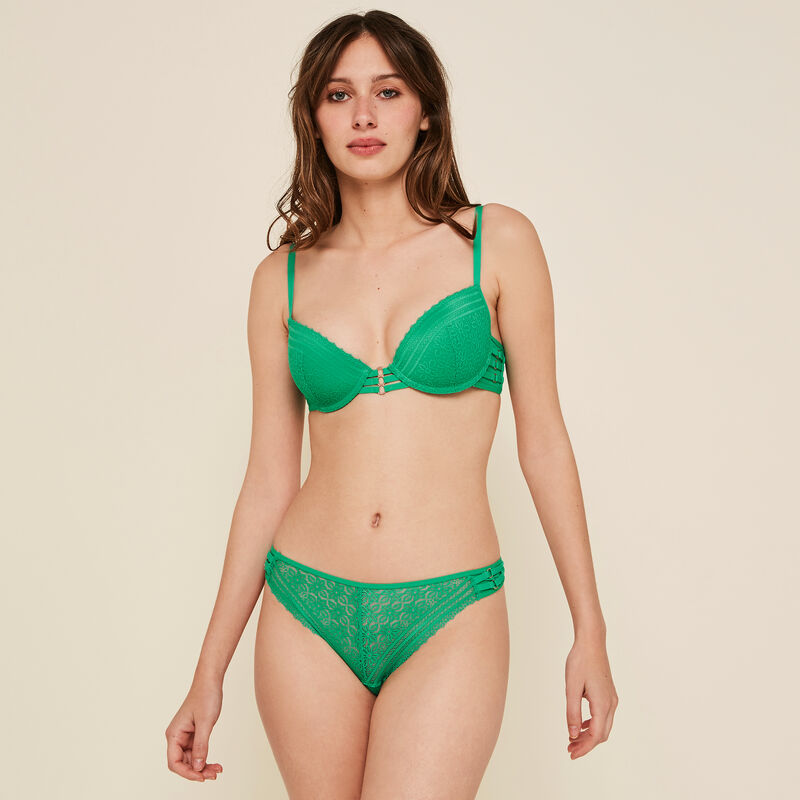 Sujetador push-up verde esmeralda triasiz Sujetador push-up verde esmeralda triasiz;